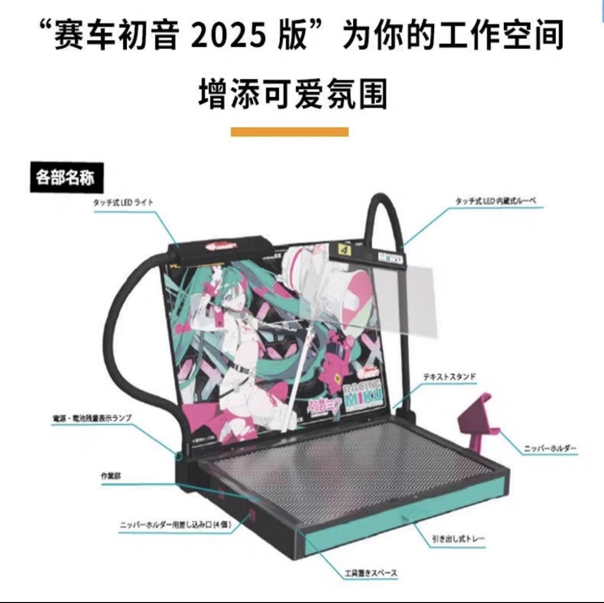 Plamokojo X Miku Racing Workstation Pro ver 2.0 (2025 version)