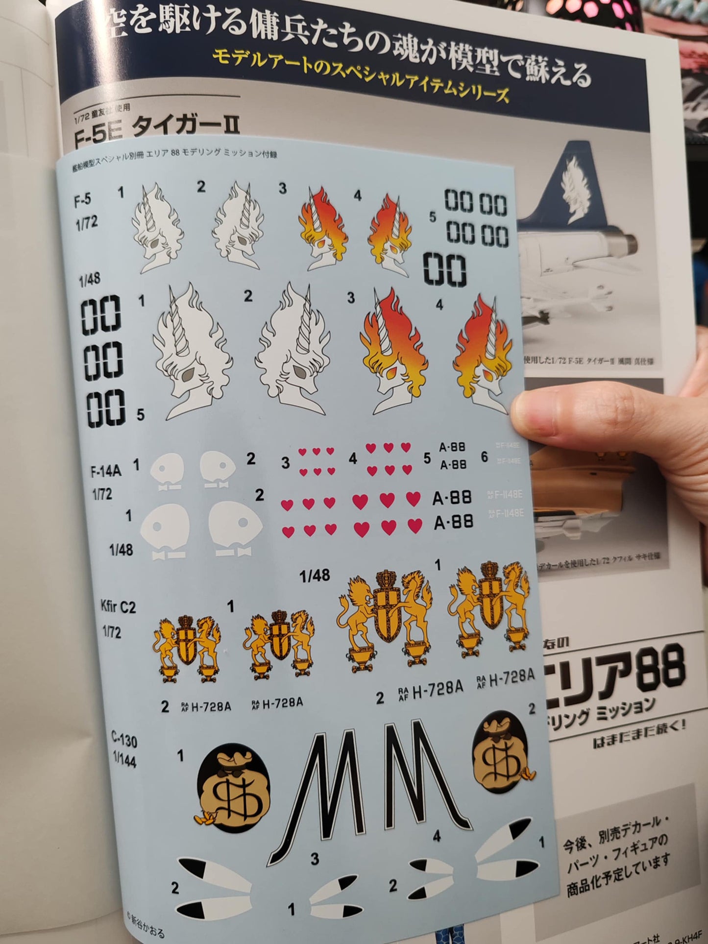 Model Art Area 88 Modeling Mission (Free Water slide decal)