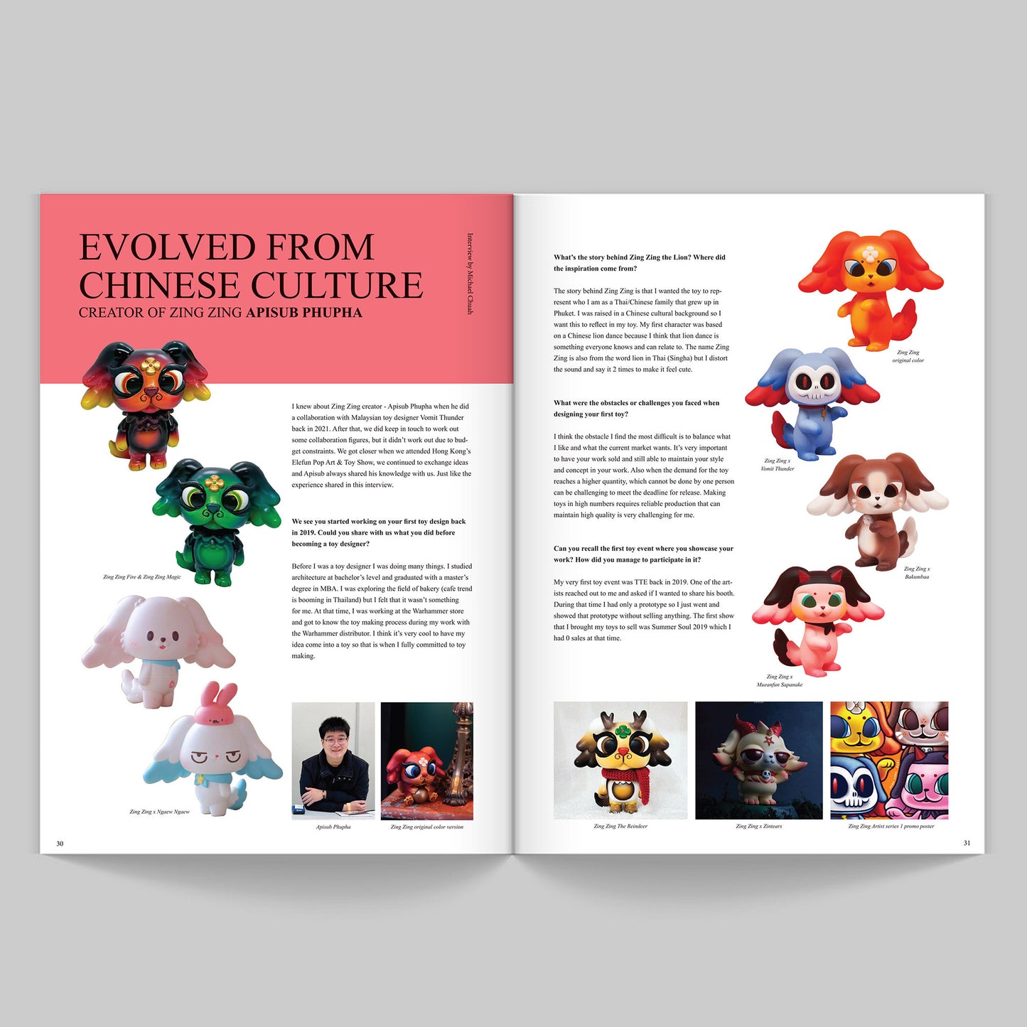 My artist story magazine Issue 1: Keep going (Designer toy magazine)