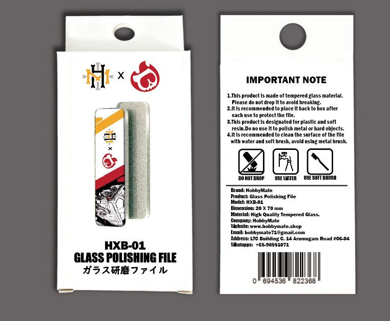 (PRE-ORDER) HobbyMate X Becky Customizer Glass Polishing File (HXB-01)