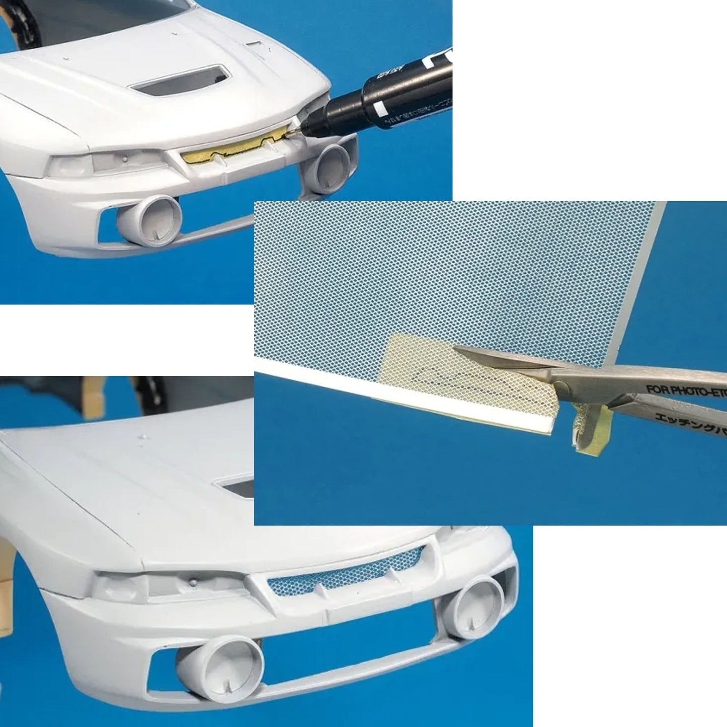 Model Art: Rhombus Mesh 01 (Fine : 1.1mm x 0.55mm) PE PARTS