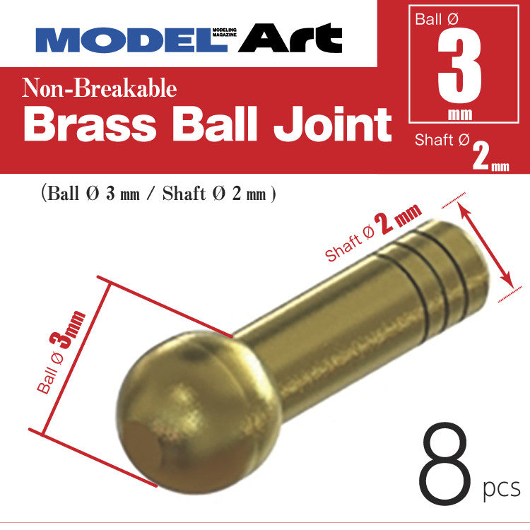 Unbreakable ball joint/Brass ball joint (for figures and mecha)