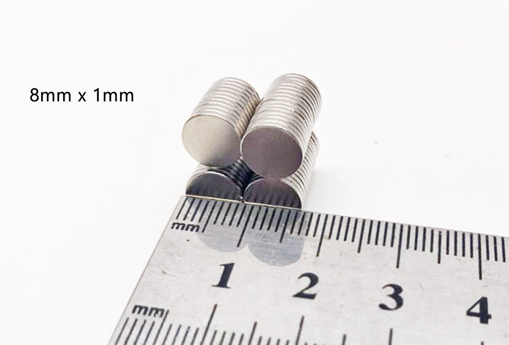 10pcs Neodymium Magnet 1mm thickness