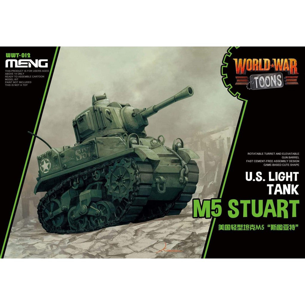 Meng World War Toons WWT-012: US Light Tank M5 Stuart