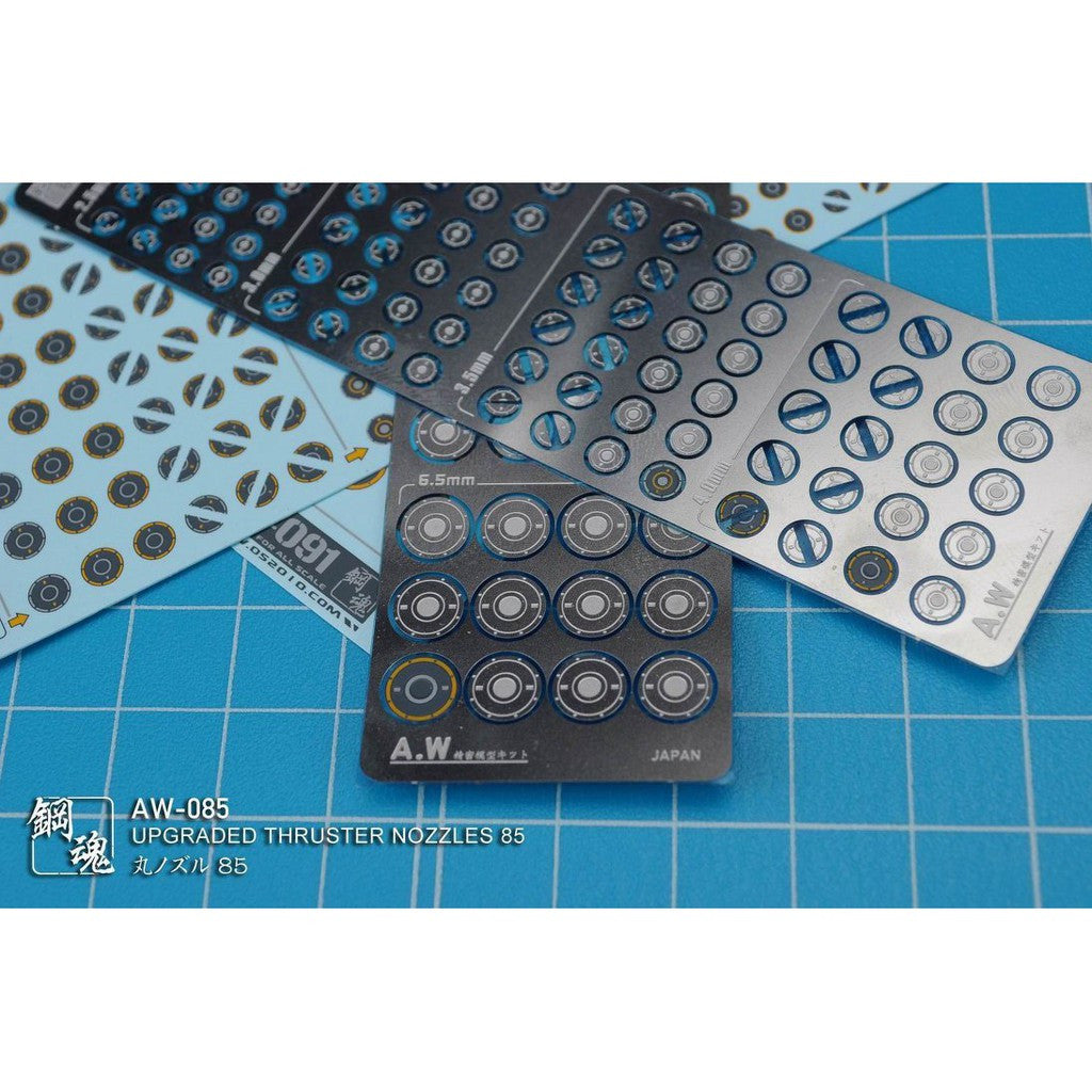 A.W Steel spirit AW-085 decal and metal