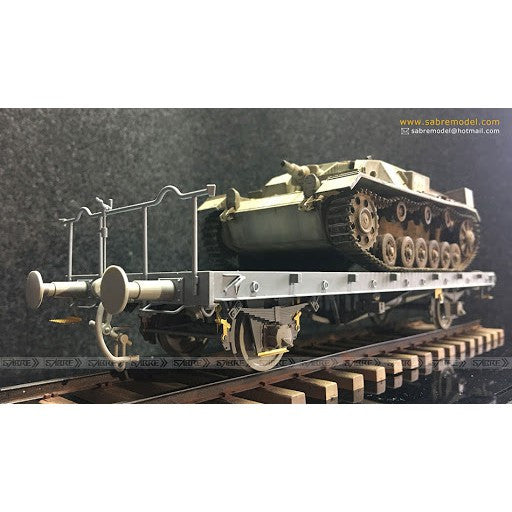 Sabre Model German Railway Flatbed Ommr (35A03)