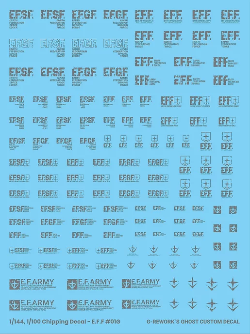 G-Rework Chipping decal EFSF (custom design decal)