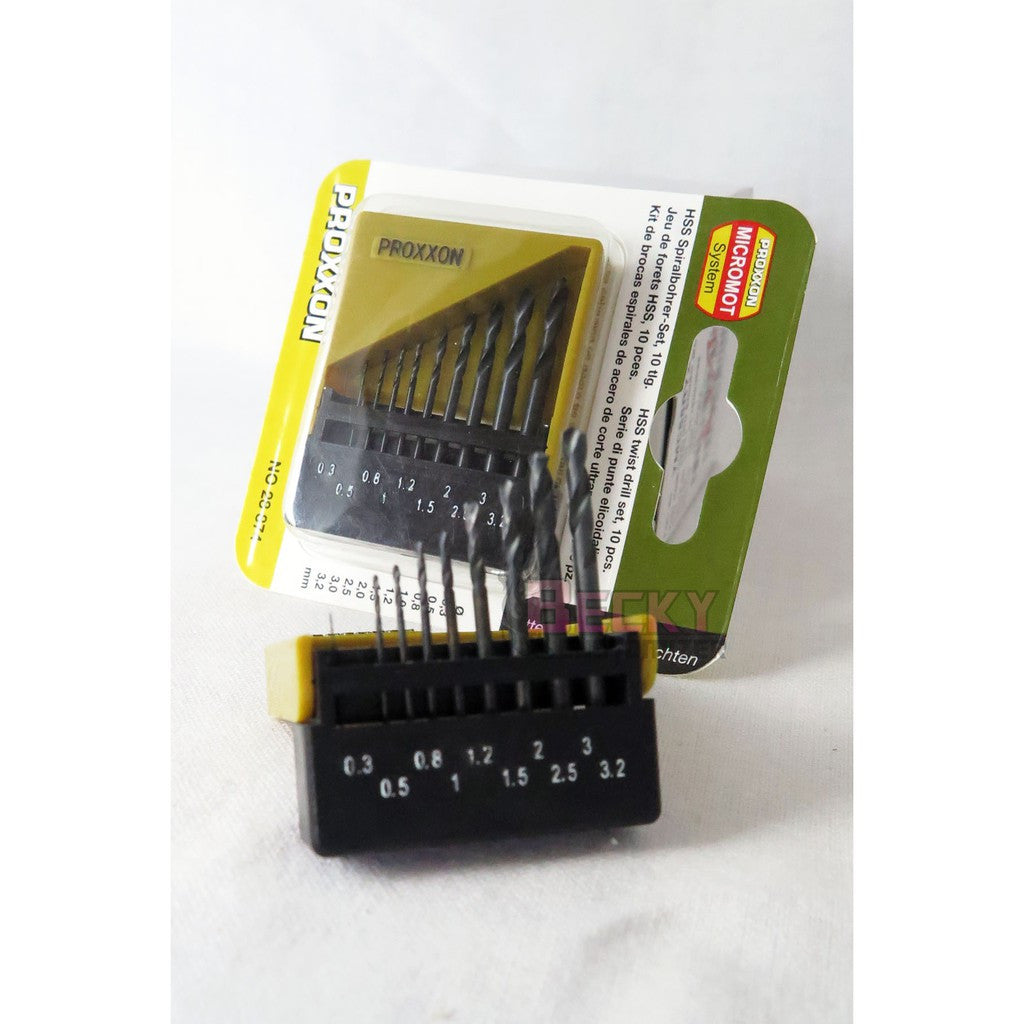 Proxxon drill bit (0.3mm - 3.2mm)