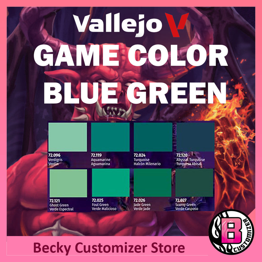 Vallejo Game Color 05 (Blue Green) – Becky Customizer Store