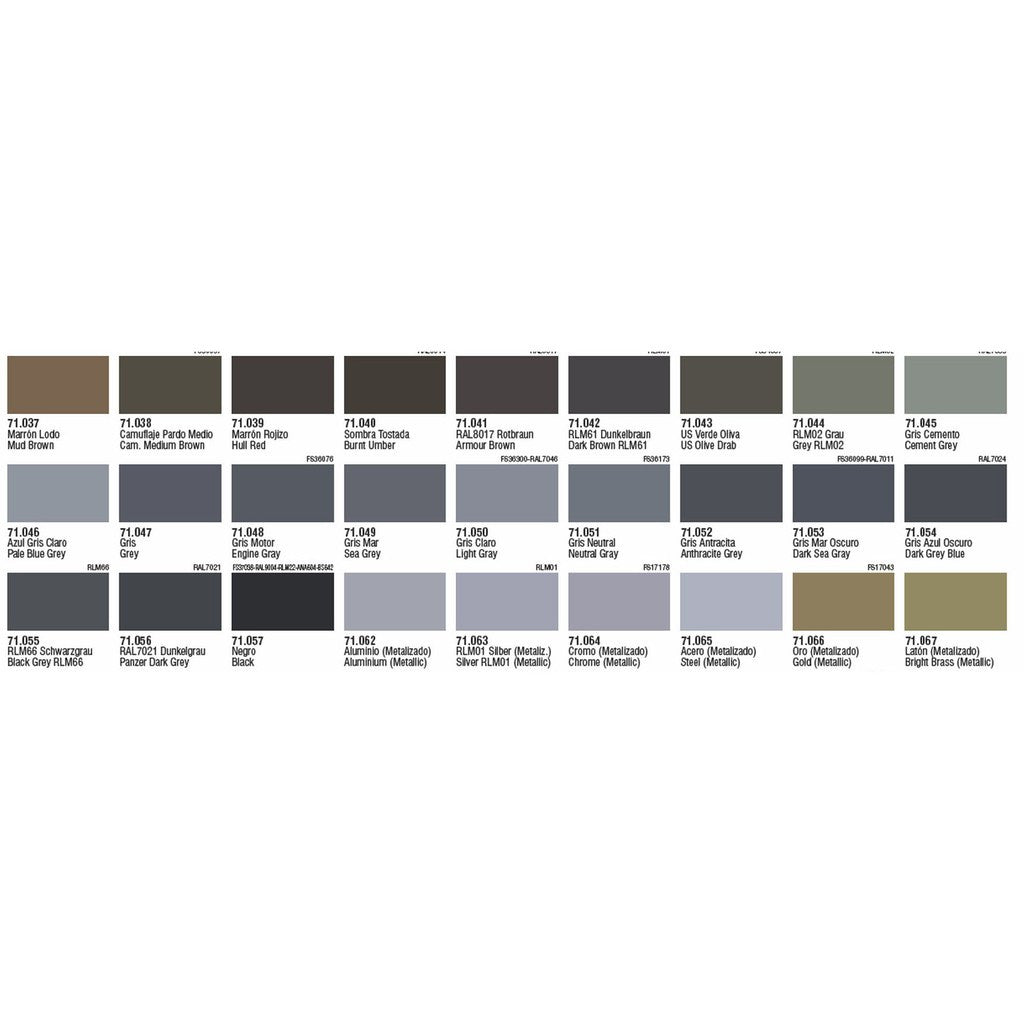 Vallejo Model Air 71040 - 71063