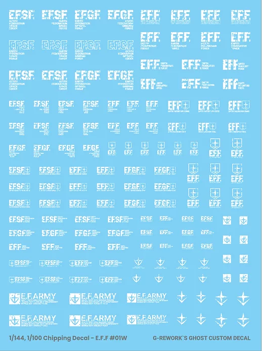 G-Rework Chipping decal EFSF (custom design decal)