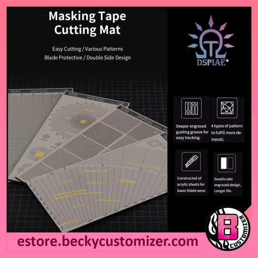 DSPIAE Masking Tape Cutting Mat (4 design ABCD)
