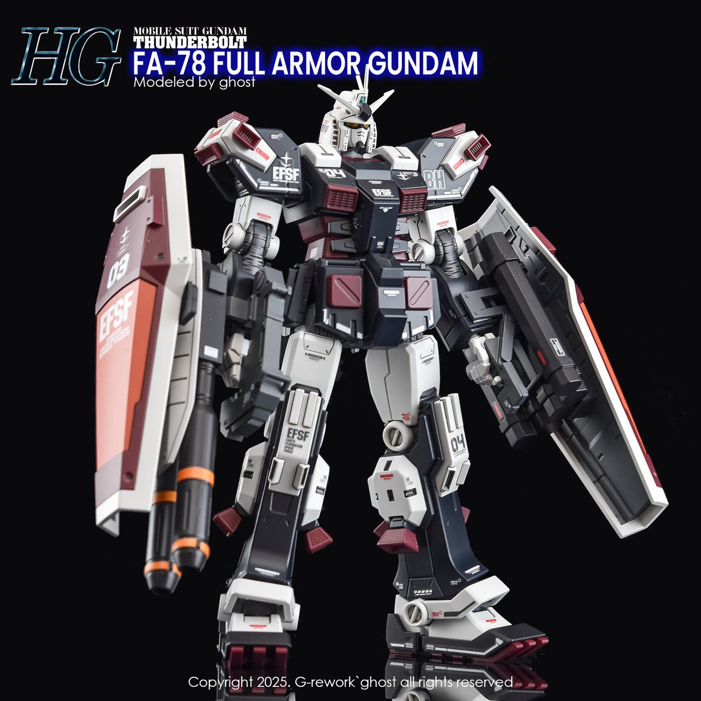 G-Rework [HG] [THUNDERBOLT] FULLARMOR GUNDAM (WATER DECAL ONLY)