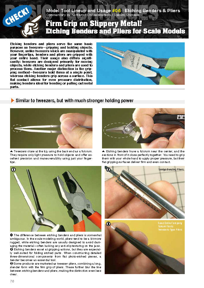 Model Art : Latest Edition Mastering Tools for Plastic Models - English Edition