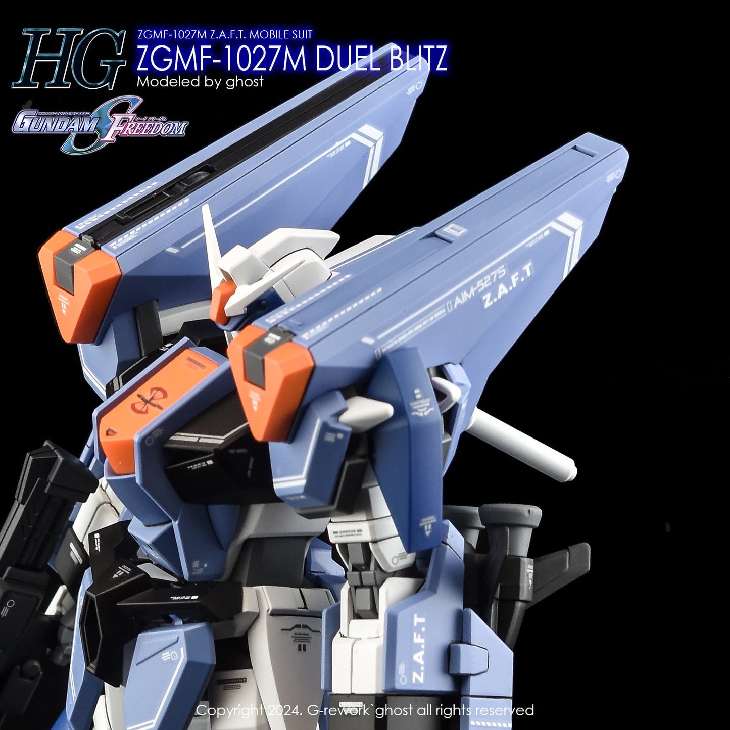 G-Rework [HG] SEED DUEL BLITZ GUNDAM (water slide decal)