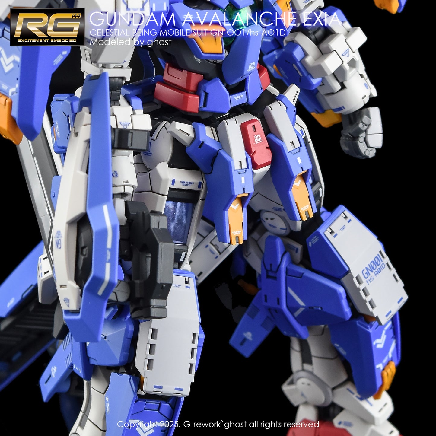 G-Rework [RG] GUNDAM AVALANCHE EXIA (Water slide decal ONLY)