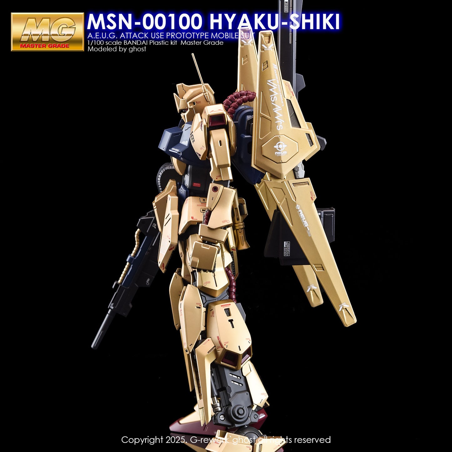 G-Rework [MG] HYAKU-SHIKI Ver.2.0 (Water slide decal ONLY)