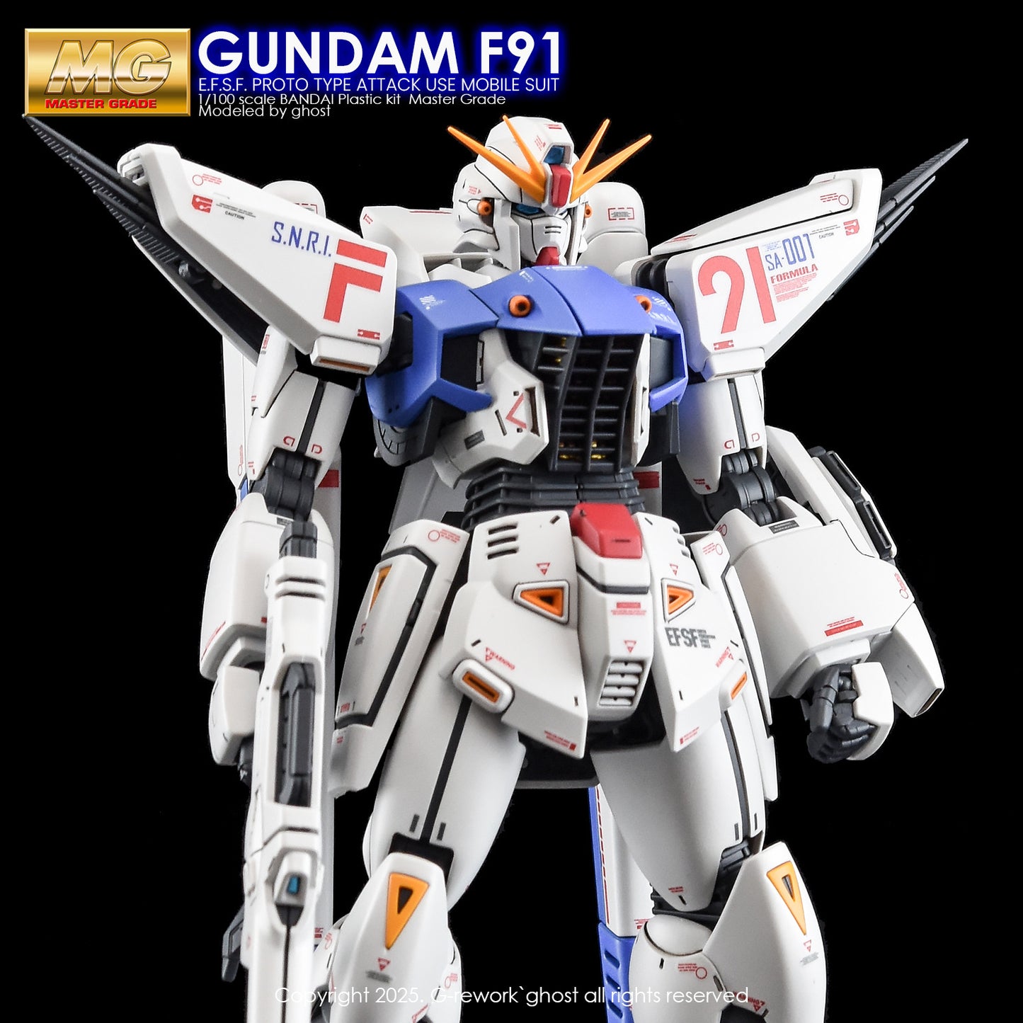 G-Rework [MG] GUNDAM F91 Ver.2.0 (WATER DECAL ONLY)