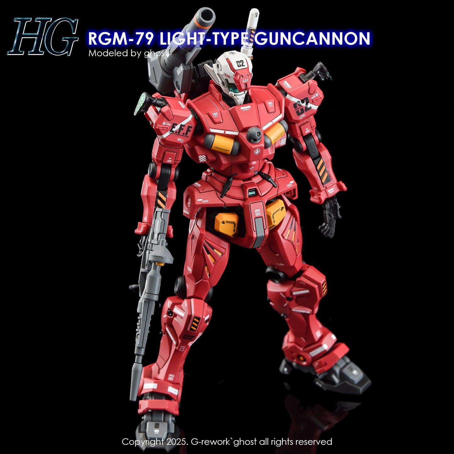G-Rework [HG] GQuuuuuux LIGHT-TYPE GUNCANNON (Water slide)