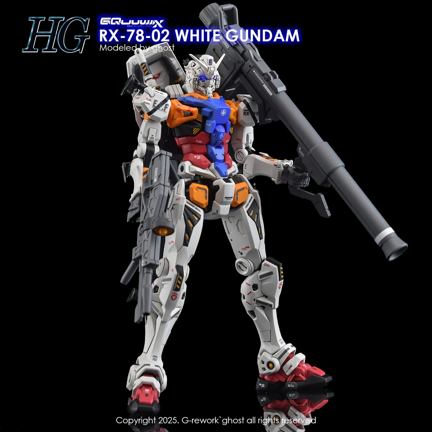 G-Rework [HG] [GQuuuuuuX] WHITE GUNDAM (Water slide ONLY)