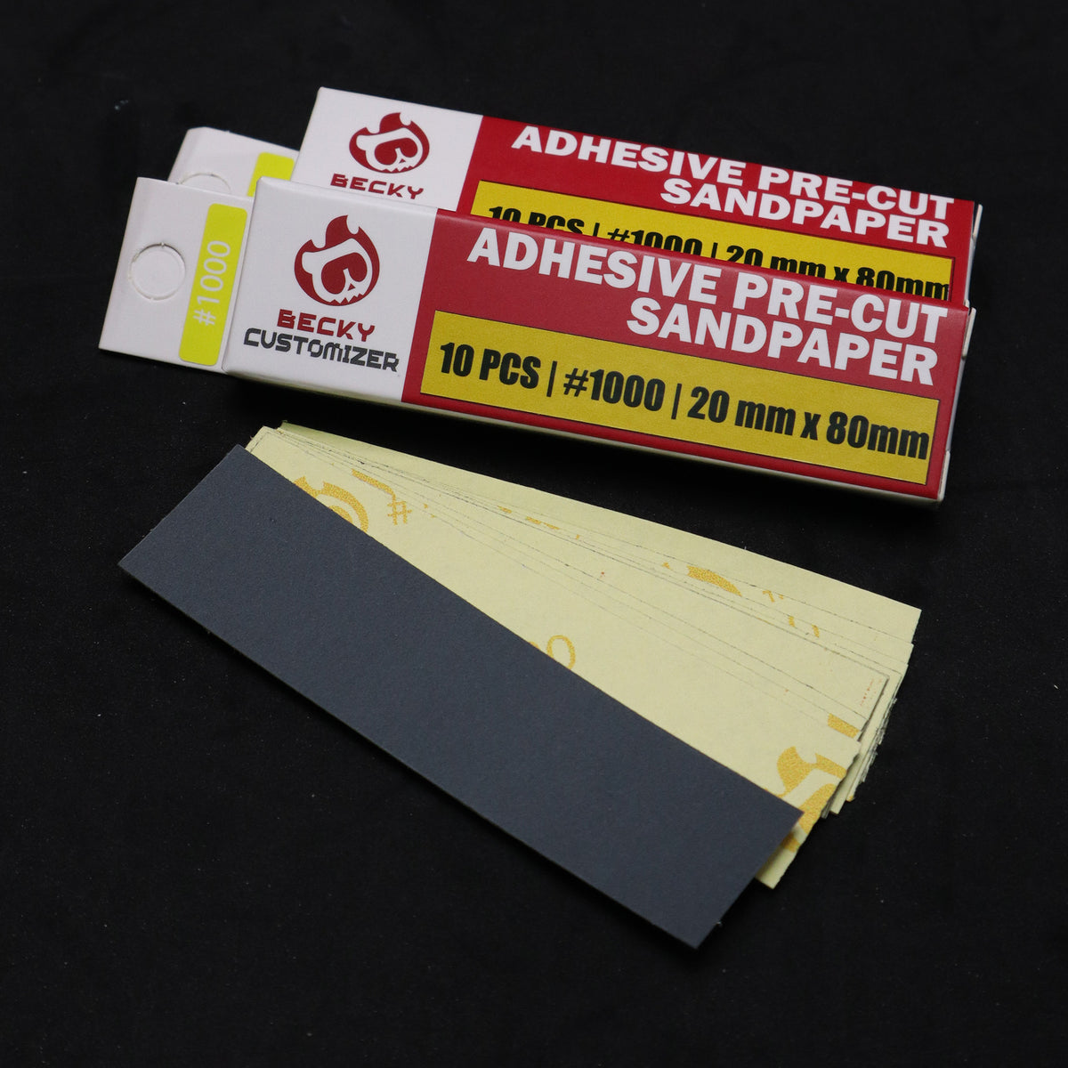Becky Customizer Sandpaper (Adhesive pre-cut sandpaper)