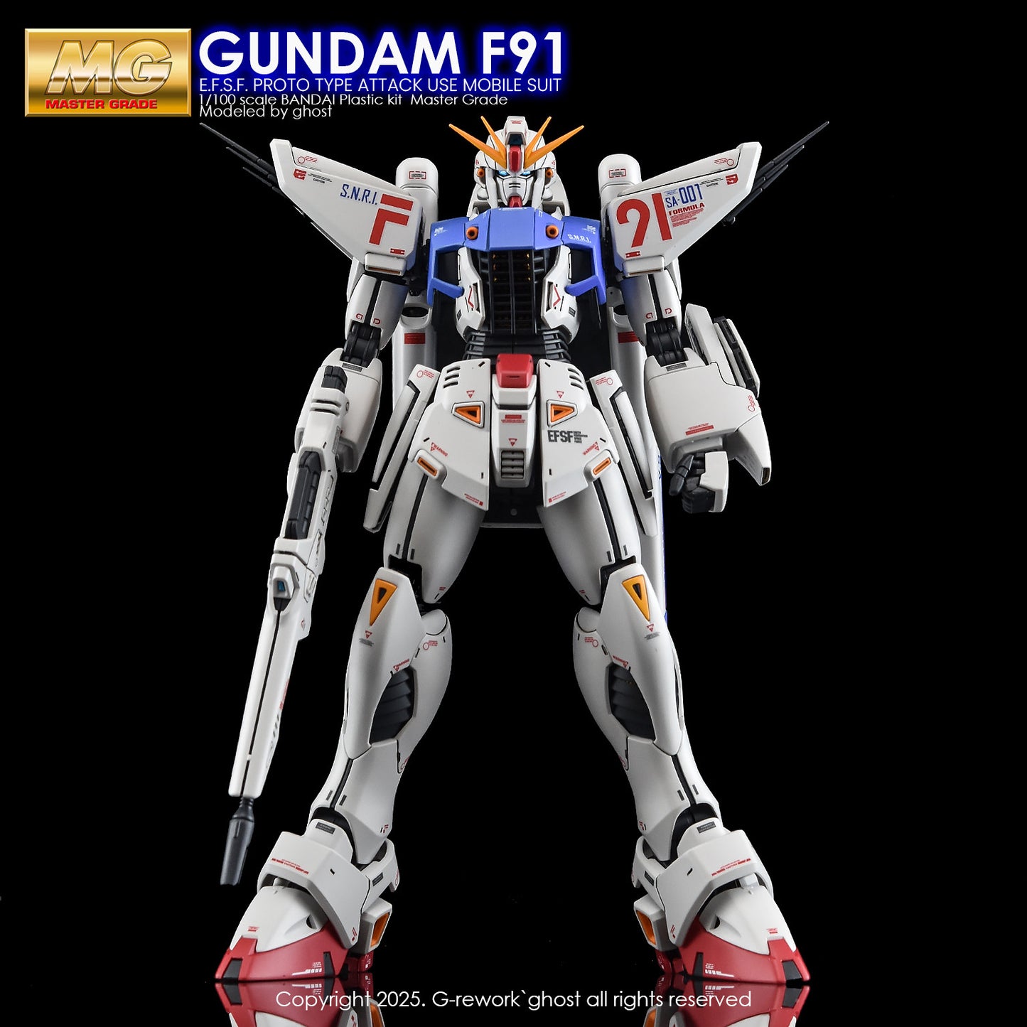 G-Rework [MG] GUNDAM F91 Ver.2.0 (WATER DECAL ONLY)