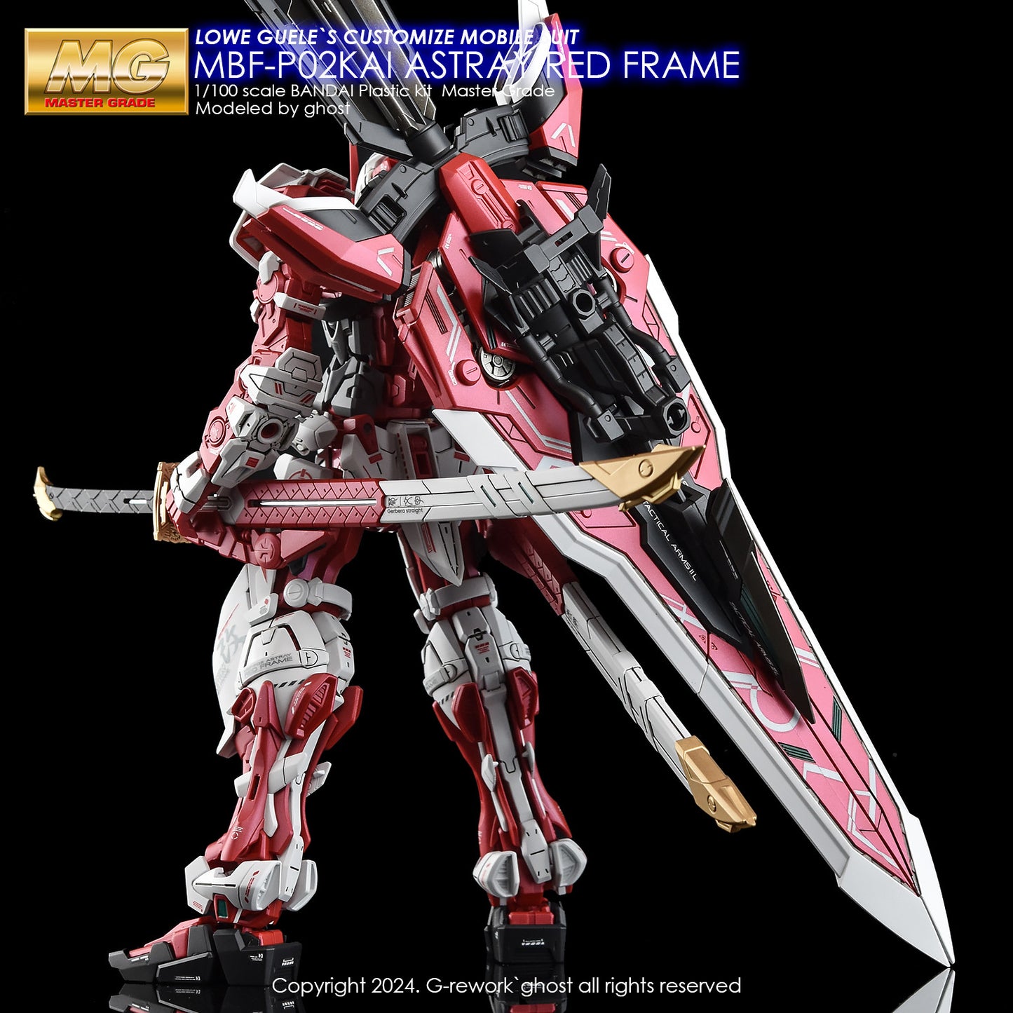 G-Rework MG ASTRAY RED FRAME Kai (Water Slide Decal)