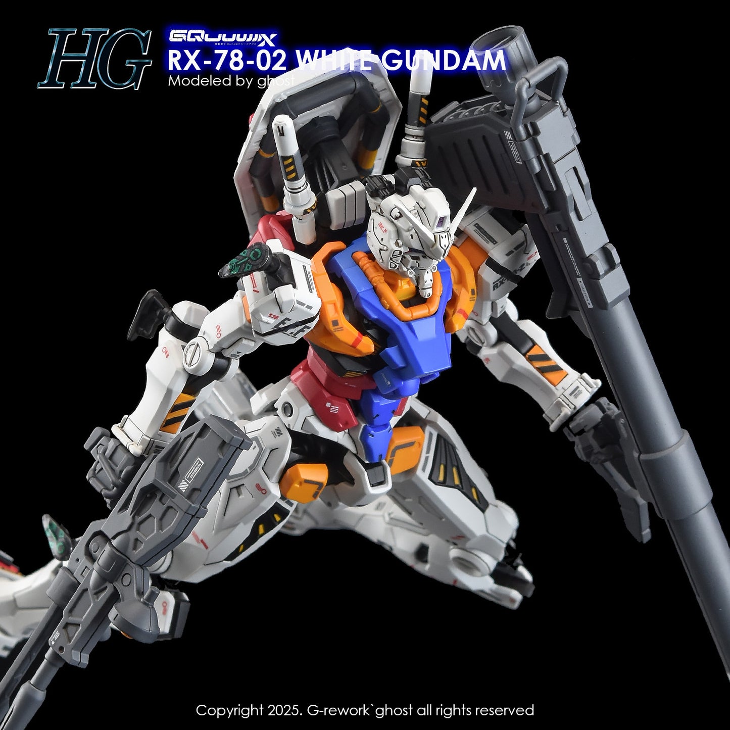 G-Rework [HG] [GQuuuuuuX] WHITE GUNDAM (Water slide ONLY)
