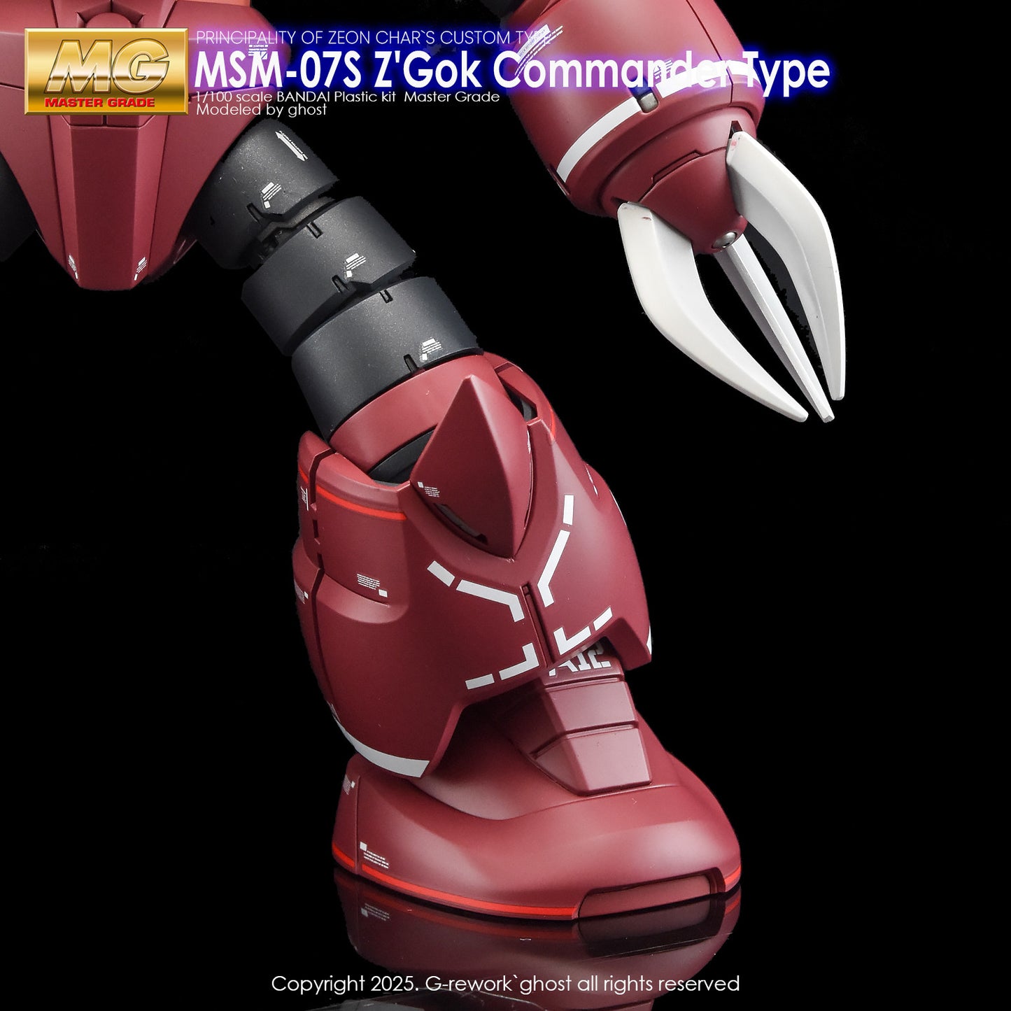 G-Rework [MG] Z'Gok Commander Type (Water slide decal)