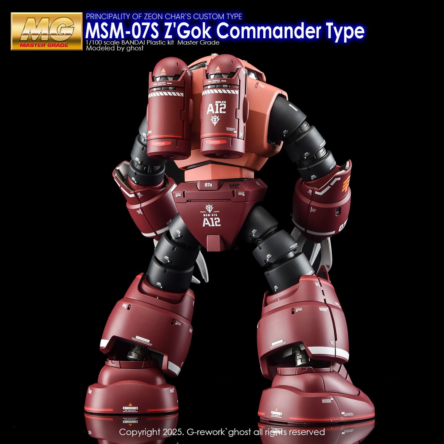 G-Rework [MG] Z'Gok Commander Type (Water slide decal)