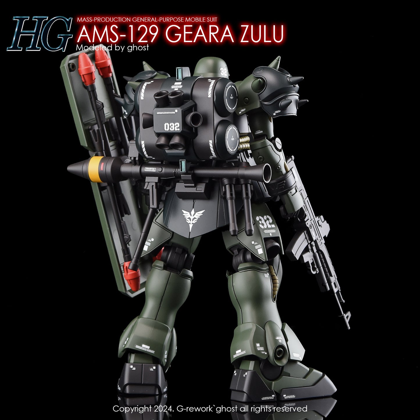 G-Rework HG GEARA ZULU (water slide water)