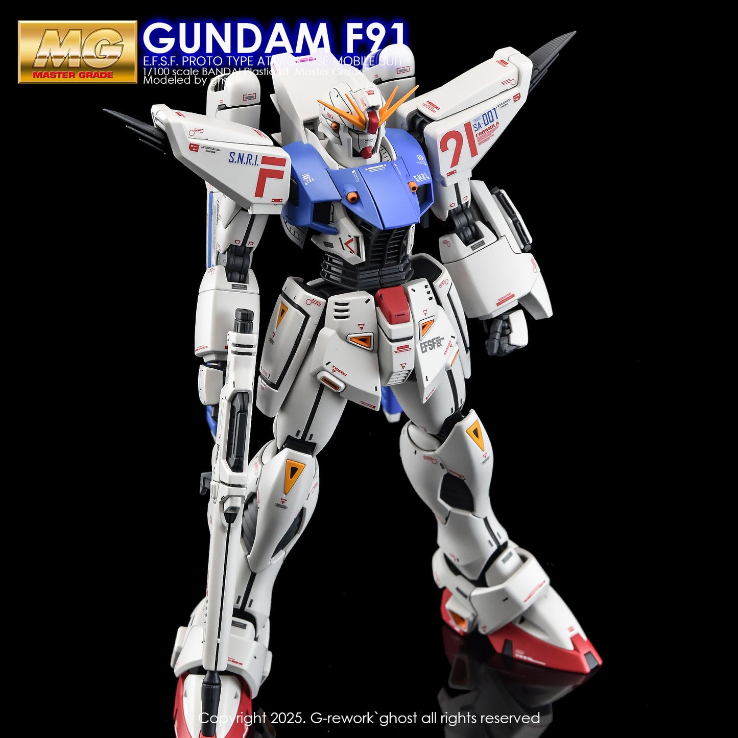 G-Rework [MG] GUNDAM F91 Ver.2.0 (WATER DECAL ONLY)
