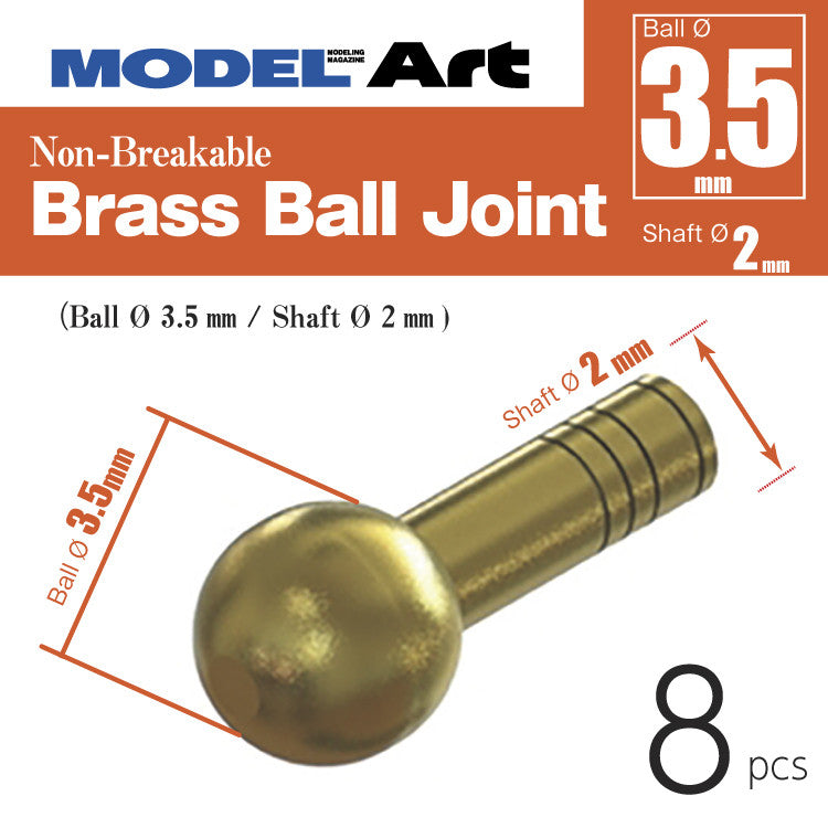 Unbreakable ball joint/Brass ball joint (for figures and mecha)
