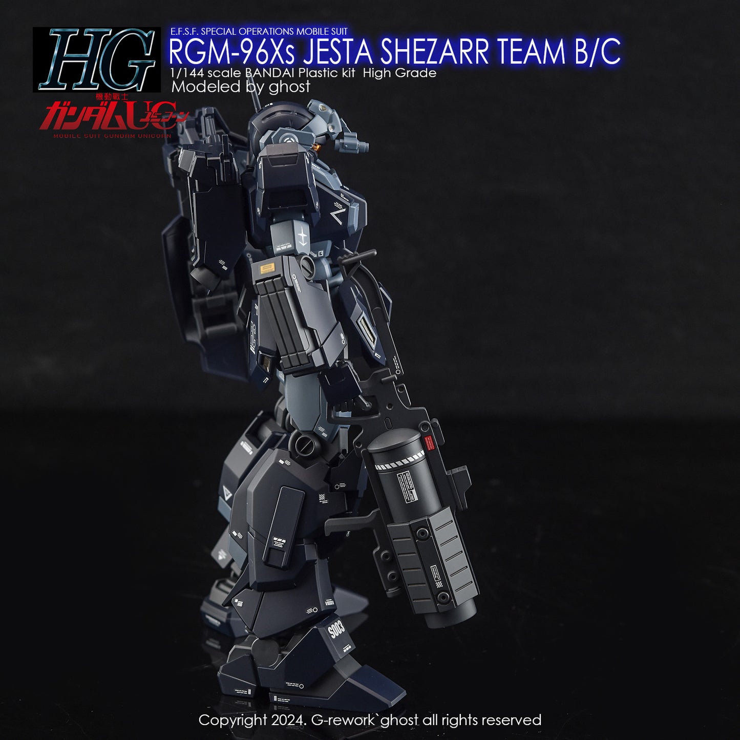 G-Rework [HG] RGM-96Xs JESTA SHEZARR TYPE B/C (water slide decal)