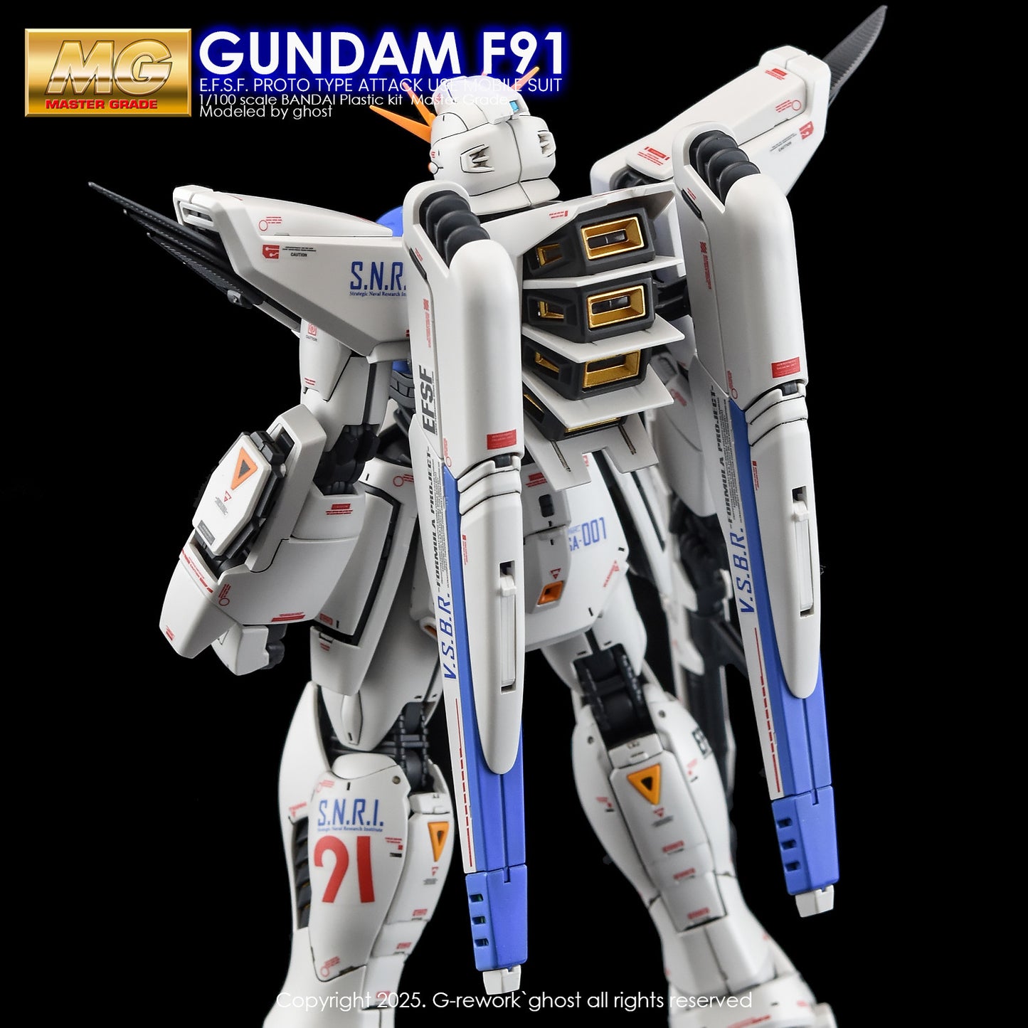 G-Rework [MG] GUNDAM F91 Ver.2.0 (WATER DECAL ONLY)