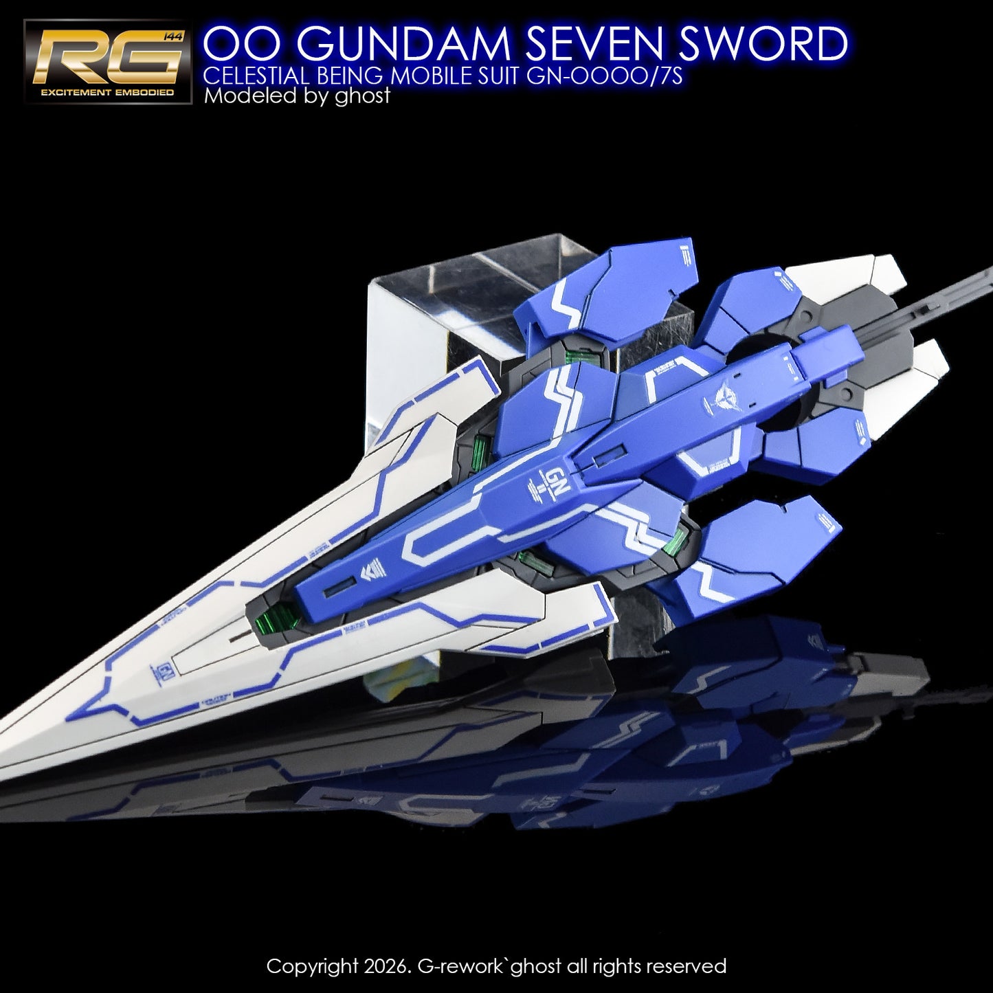 G-Rework [RG] OO SEVEN SWORD (Water Slide Decal)