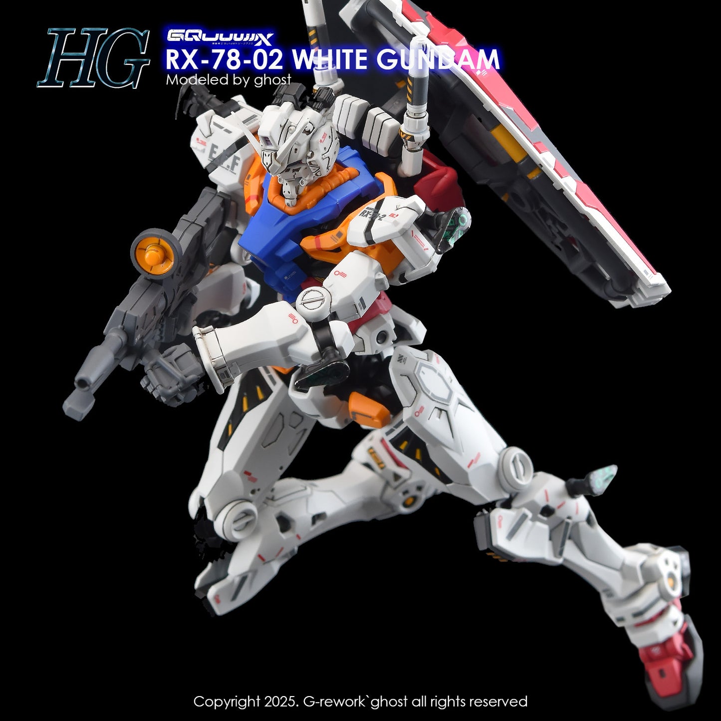 G-Rework [HG] [GQuuuuuuX] WHITE GUNDAM (Water slide ONLY)