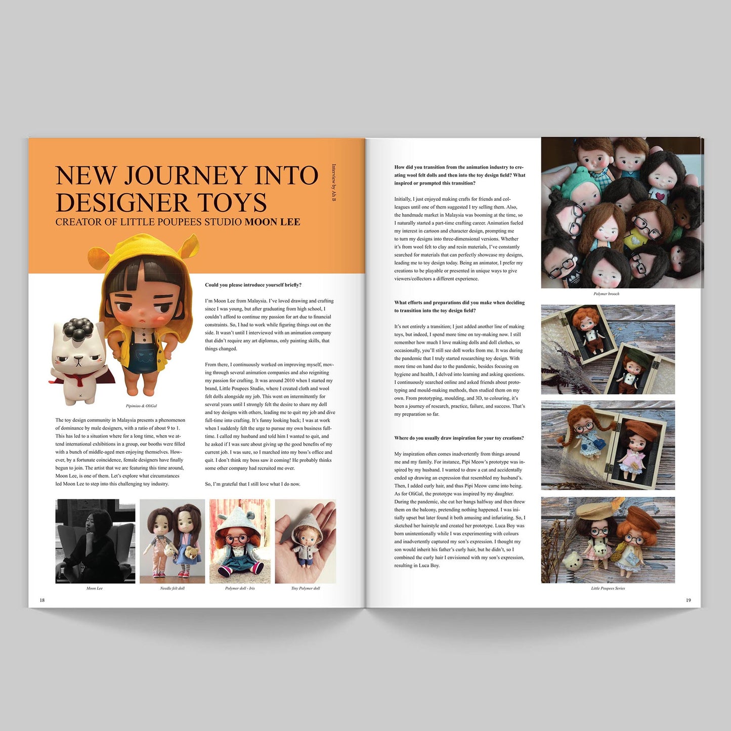 My artist story magazine Issue 1: Keep going (Designer toy magazine)