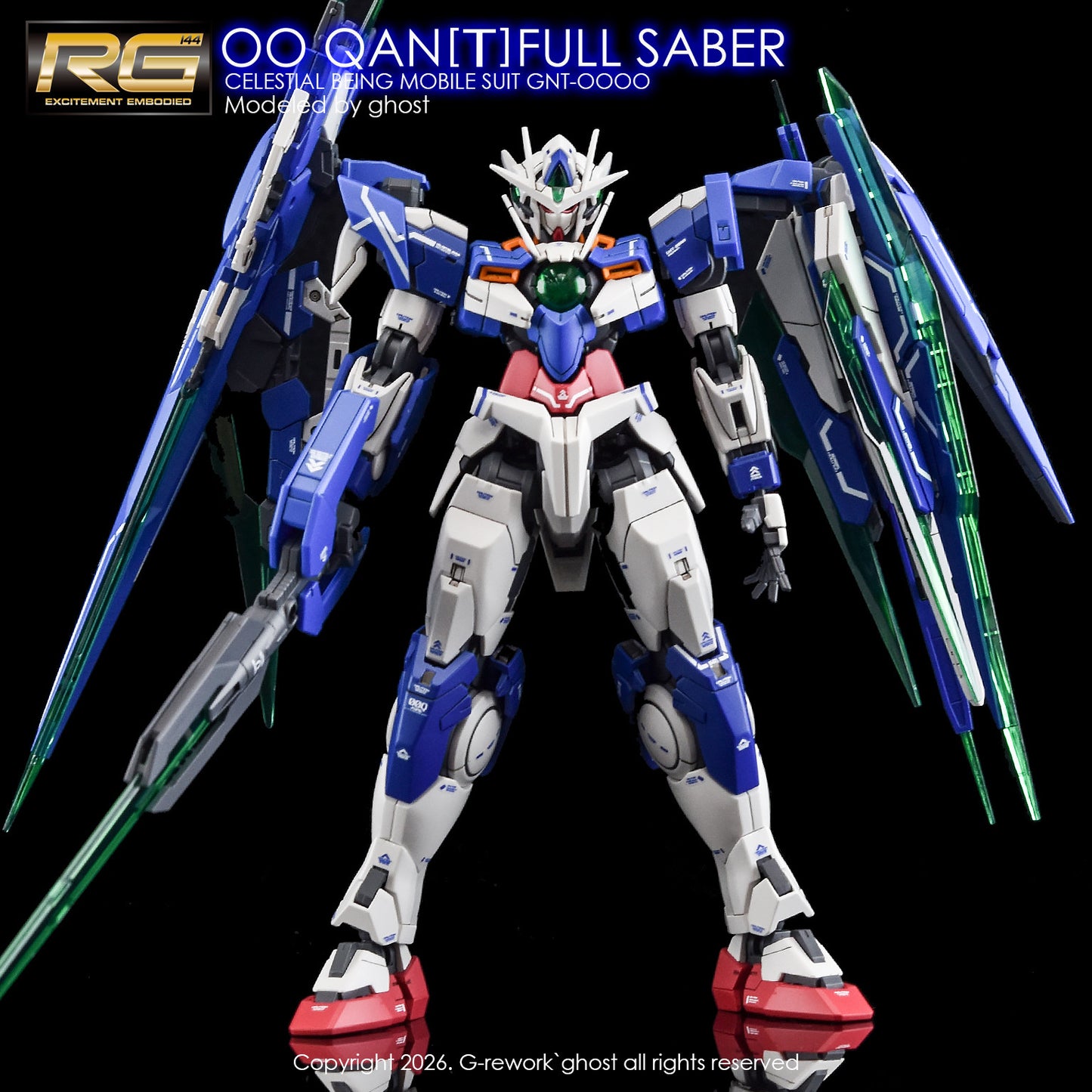 G-Rework [RG] OO QAN[T] FULL SABER (WATER DECAL ONLY)