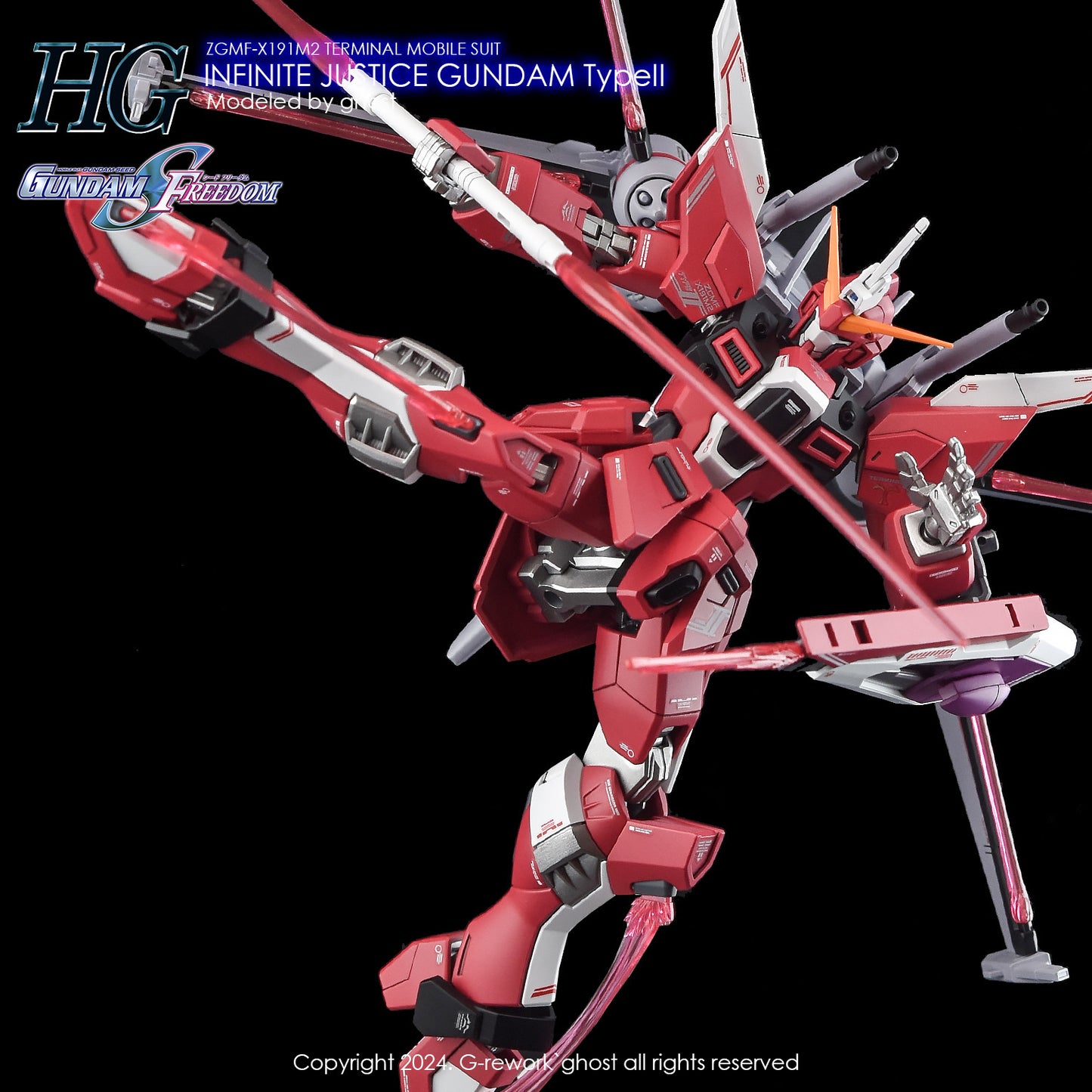 G-Rework [HG] INFINITE JUSTICE GUNDAM TYPE 2 (water decal)