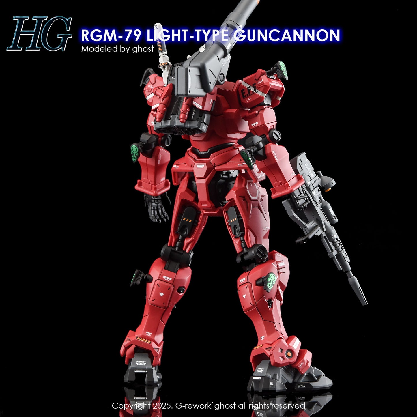 G-Rework [HG] GQuuuuuux LIGHT-TYPE GUNCANNON (Water slide)