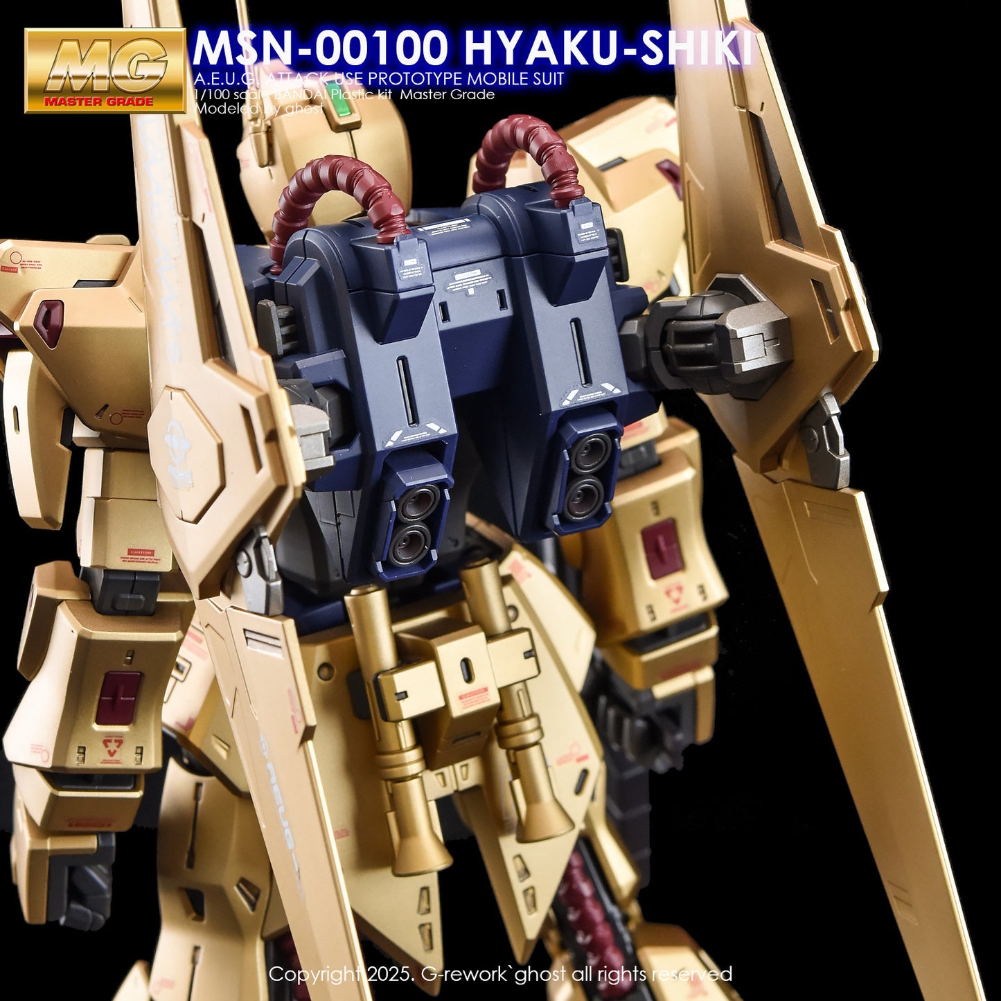 G-Rework [MG] HYAKU-SHIKI Ver.2.0 (Water slide decal ONLY)
