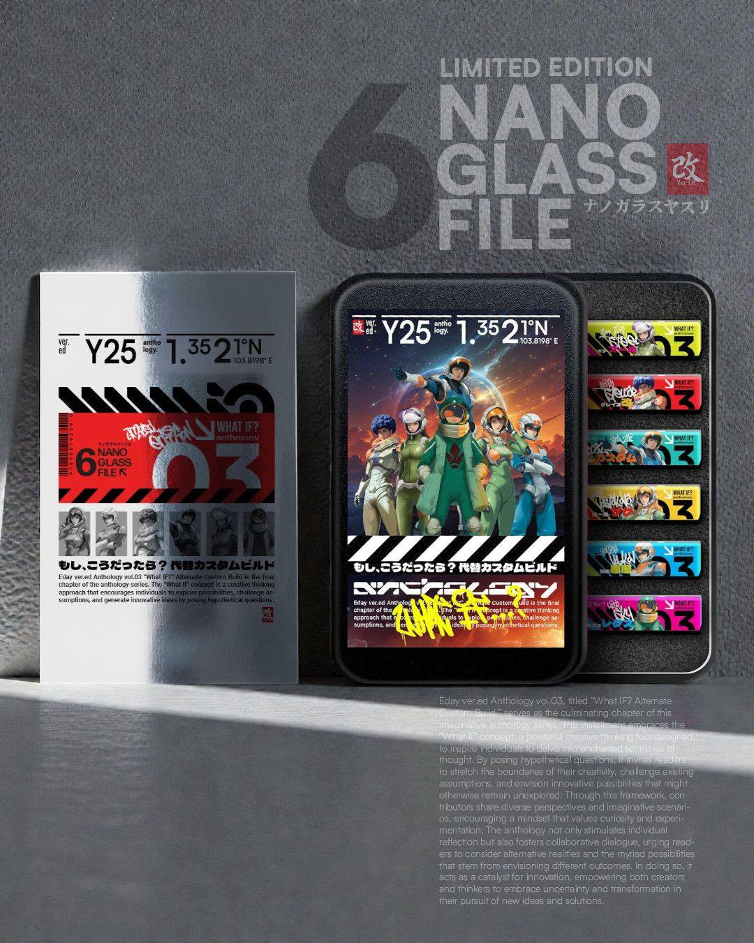 [PRE-ORDER] EDAY Vol. 3 “What If” Edition Book Nano Glass File Collection