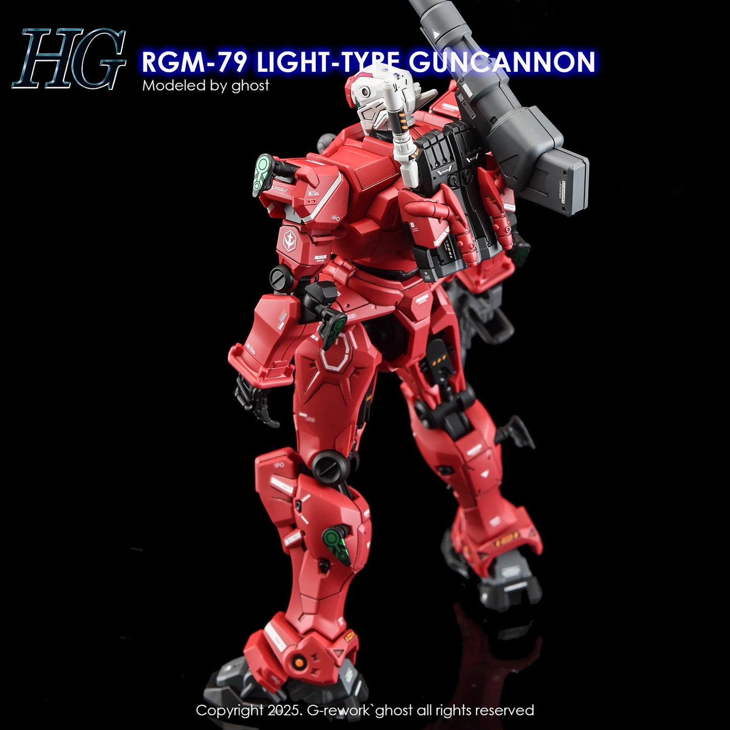 G-Rework [HG] GQuuuuuux LIGHT-TYPE GUNCANNON (Water slide)
