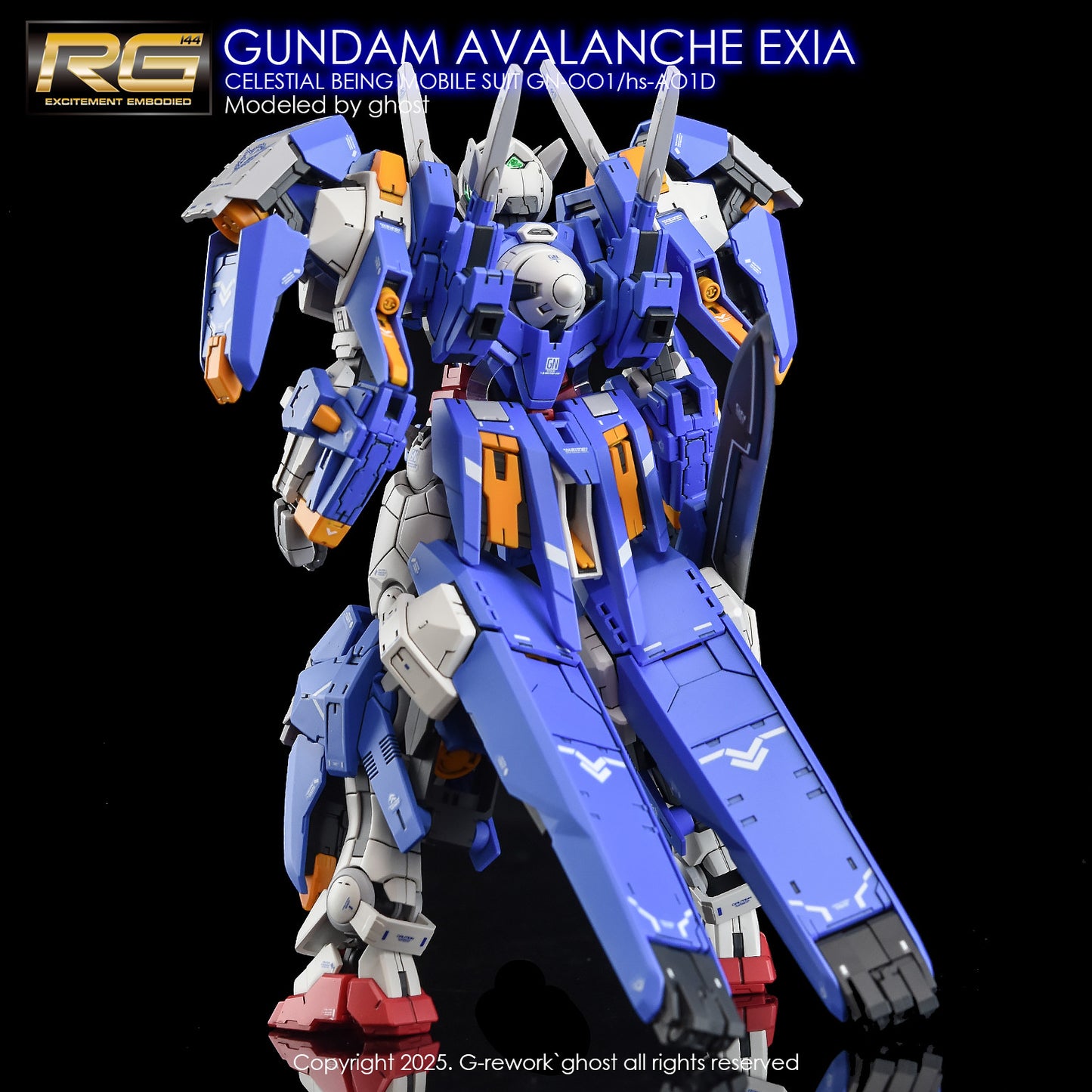 G-Rework [RG] GUNDAM AVALANCHE EXIA (Water slide decal ONLY)
