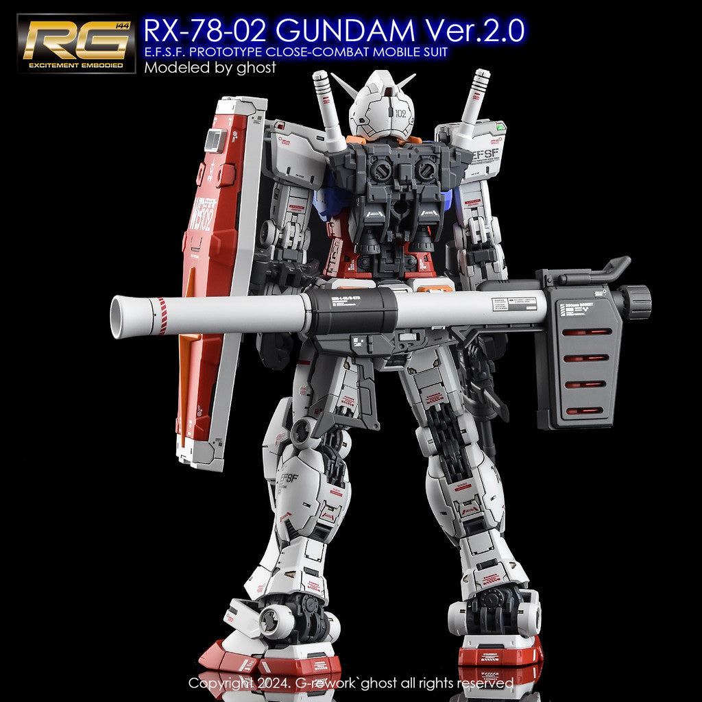 G-Rework [RG] RX-78-2 GUNDAM Ver.2.0 (Water slide decal)