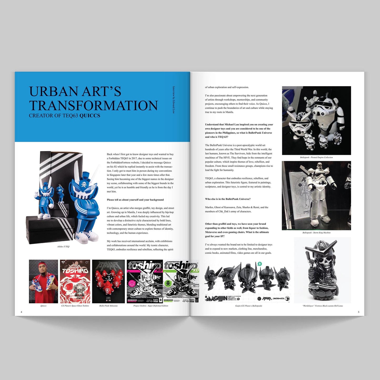 My artist story magazine Issue 1: Keep going (Designer toy magazine)