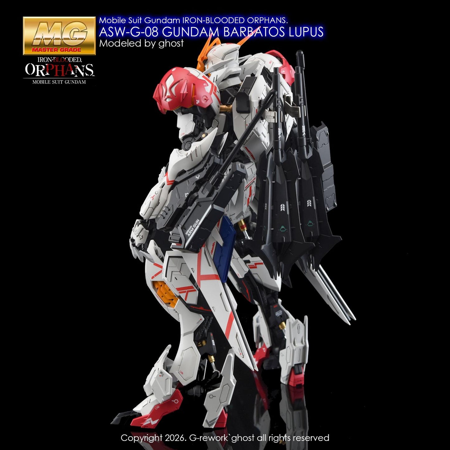 G-Rework [MG] Barbatos Lupus (WATER DECAL ONLY)