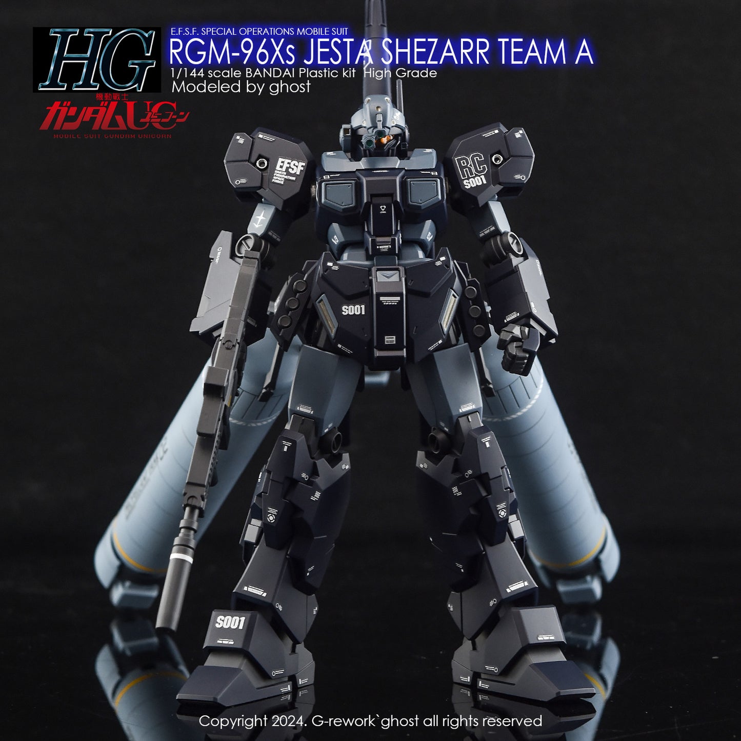 G-Rework [HG] RGM-96Xs JESTA SHEZARR TYPE A (water slide decal)