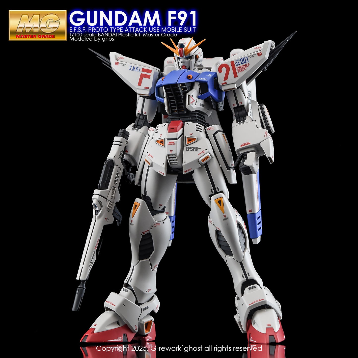 G-Rework [MG] GUNDAM F91 Ver.2.0 (WATER DECAL ONLY)